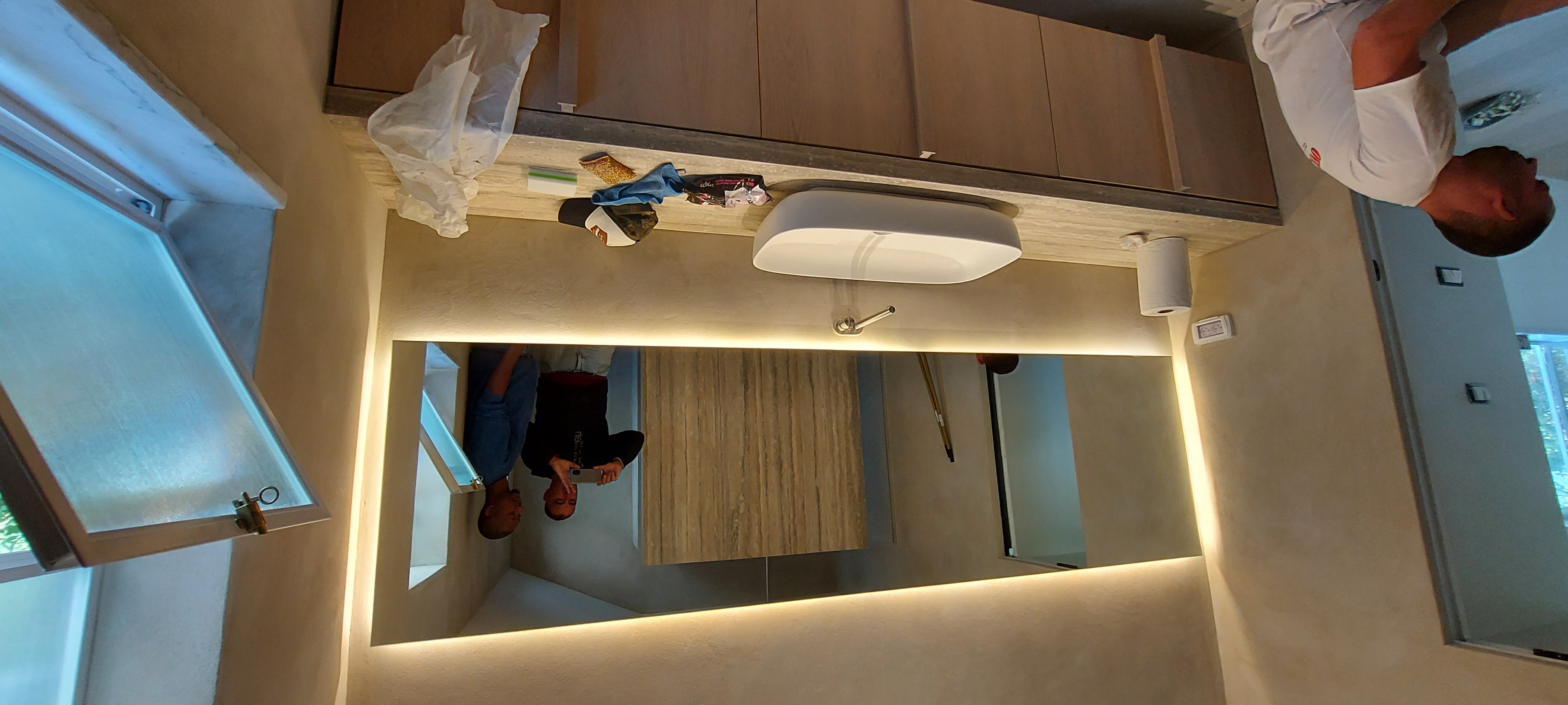 פרויקט תל חי - חדרי רחצה ושירותים